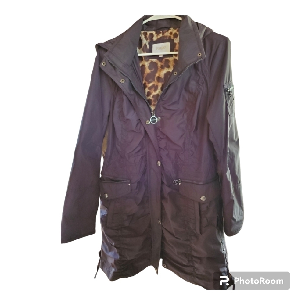 Laundry Puffer Jacket Medium Black zip front